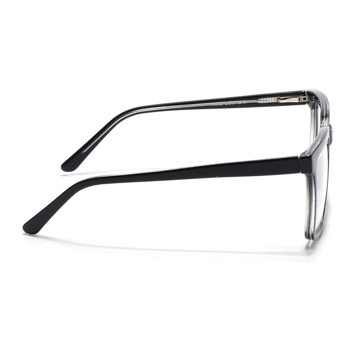 Voyage Shine Black Square Eyeglasses for Men & Women - MG4891-C1
