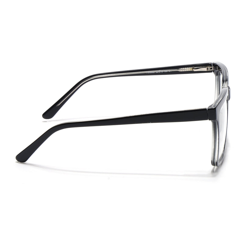 Voyage Shine Black Square Eyeglasses for Men & Women - MG4891-C1