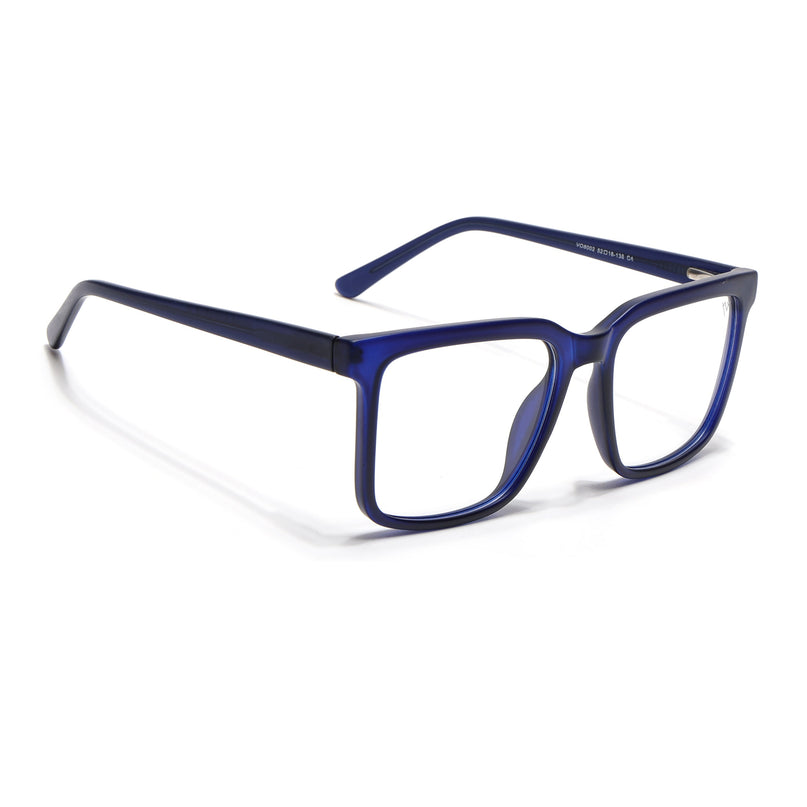 Voyage Navy Blue Square Eyeglasses for Men & Women - MG4895-C5