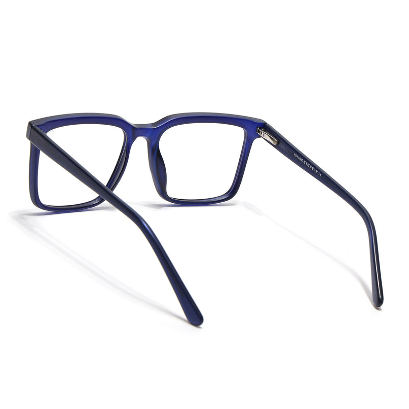 Voyage Navy Blue Square Eyeglasses for Men & Women - MG4895-C5