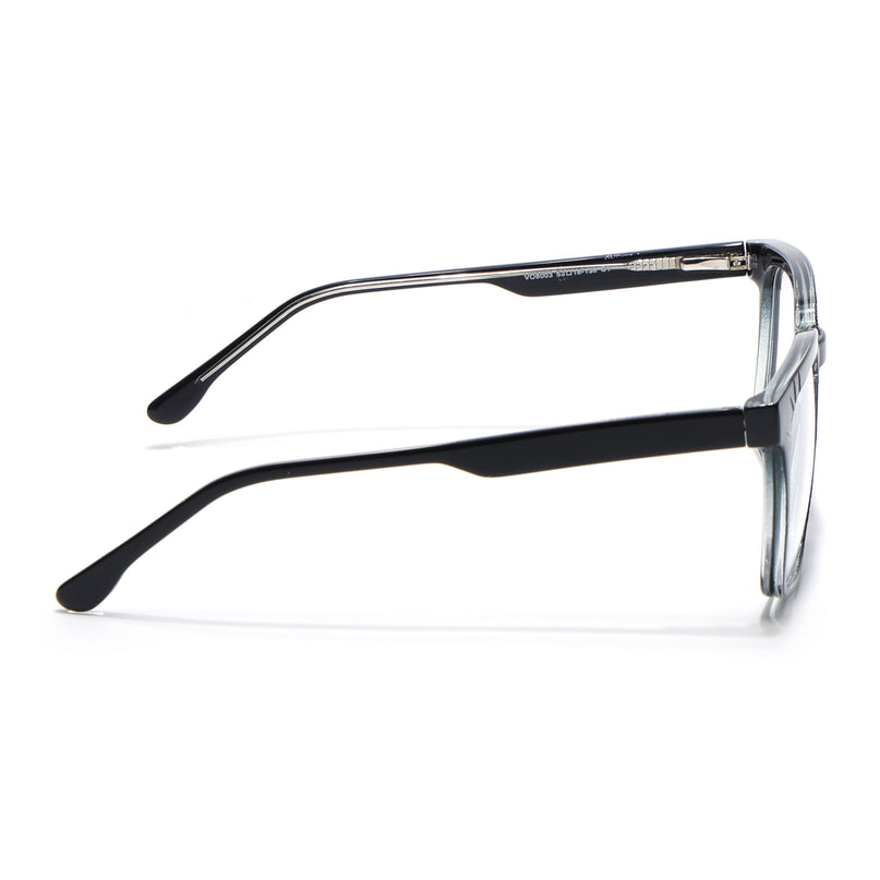 Voyage Shine Black Square Eyeglasses for Men & Women - MG4896-C1