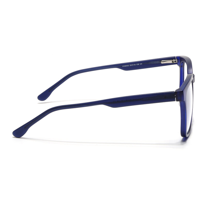 Voyage Navy Blue Square Eyeglasses for Men & Women - MG4900-C5