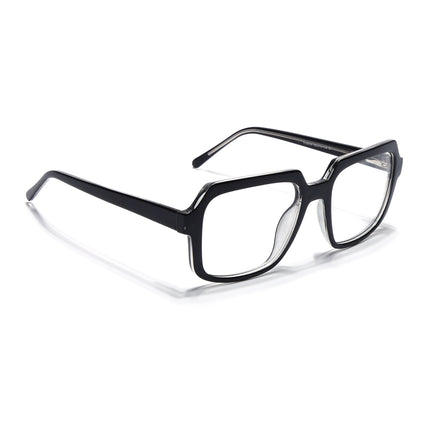 Voyage Shine Black Square Eyeglasses for Men & Women - MG4901-C1