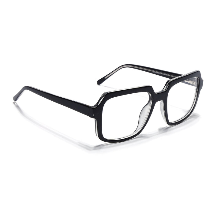Voyage Shine Black Square Eyeglasses for Men & Women - MG4901-C1