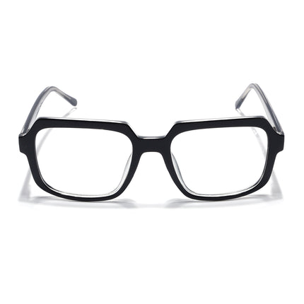 Voyage Shine Black Square Eyeglasses for Men & Women - MG4901-C1