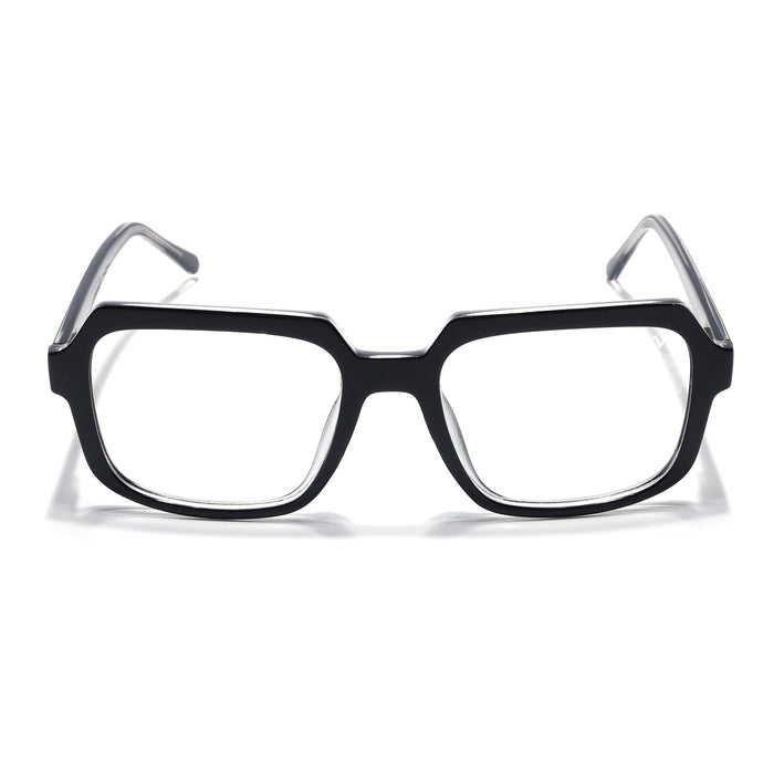 Voyage Shine Black Square Eyeglasses for Men & Women - MG4901-C1