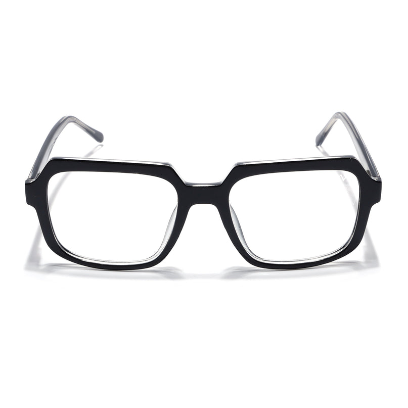 Voyage Shine Black Square Eyeglasses for Men & Women - MG4901-C1