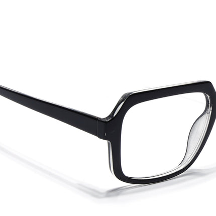 Voyage Shine Black Square Eyeglasses for Men & Women - MG4901-C1