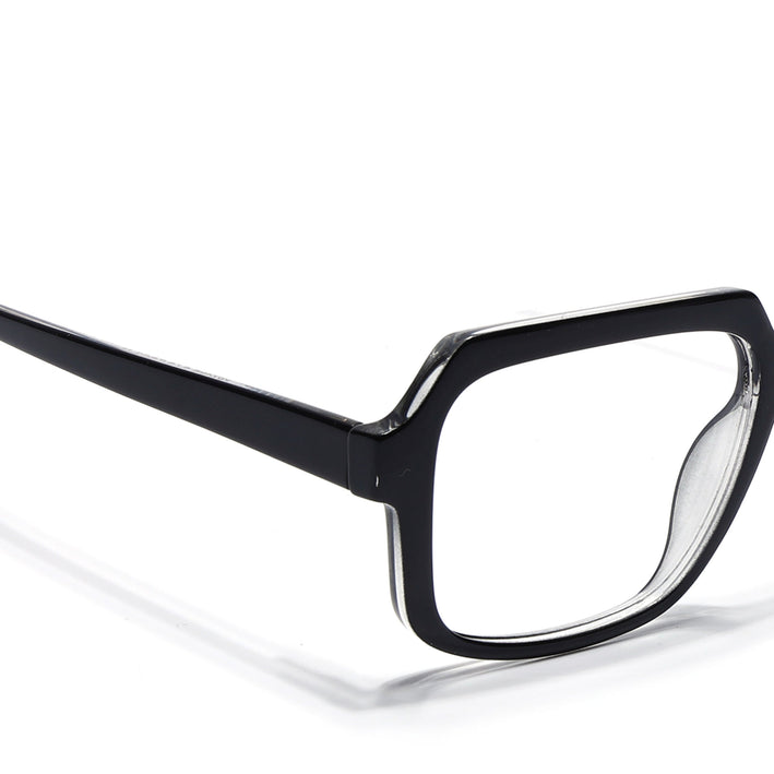 Voyage Shine Black Square Eyeglasses for Men & Women - MG4901-C1
