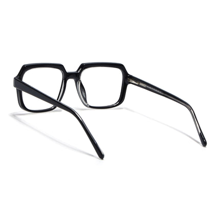 Voyage Shine Black Square Eyeglasses for Men & Women - MG4901-C1