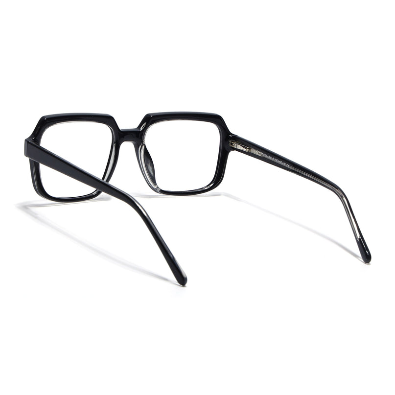 Voyage Shine Black Square Eyeglasses for Men & Women - MG4901-C1