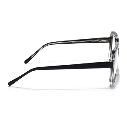 Voyage Shine Black Square Eyeglasses for Men & Women - MG4901-C1