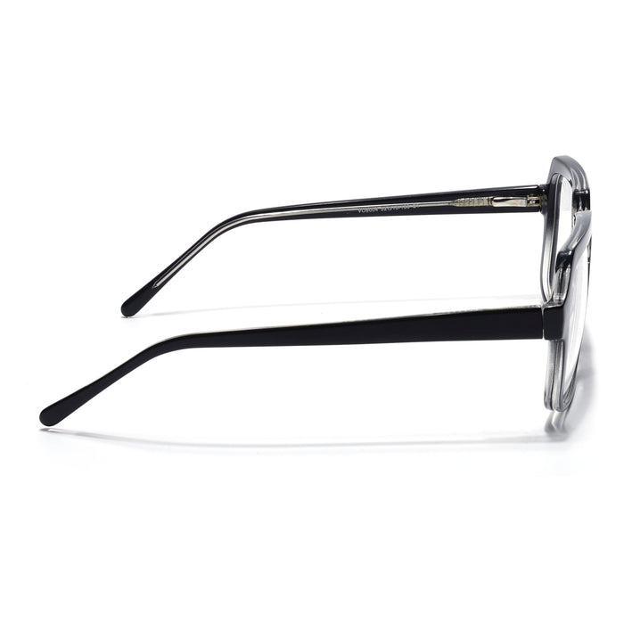 Voyage Shine Black Square Eyeglasses for Men & Women - MG4901-C1