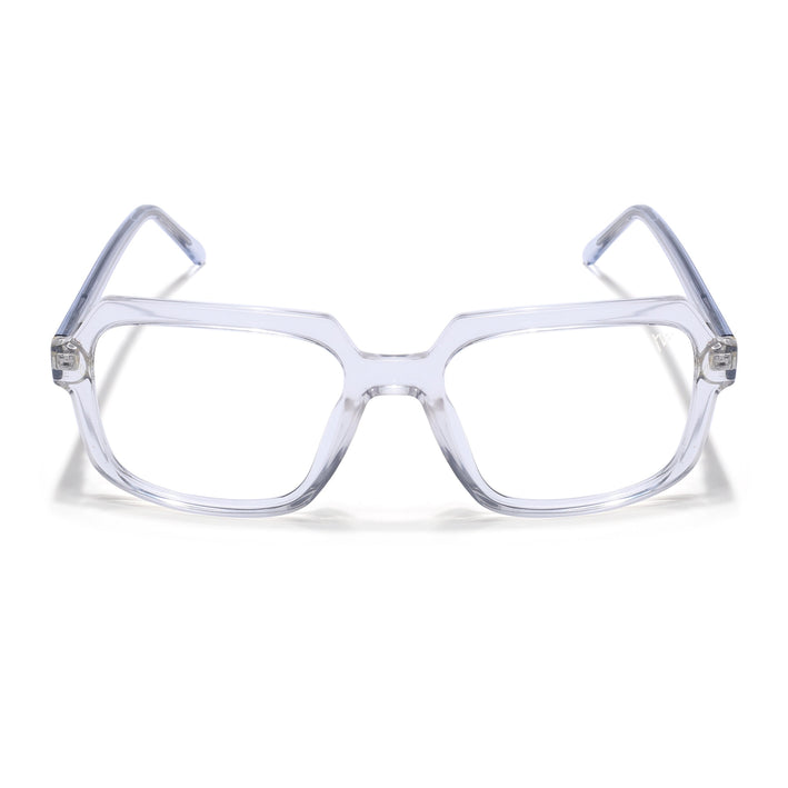 Voyage Transparent Square Eyeglasses for Men & Women - MG4903-C3