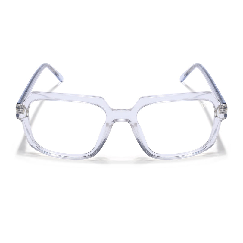 Voyage Transparent Square Eyeglasses for Men & Women - MG4903-C3