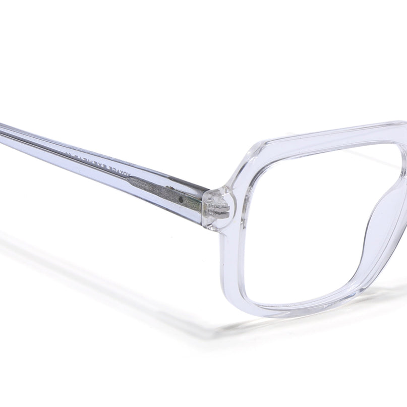 Voyage Transparent Square Eyeglasses for Men & Women - MG4903-C3