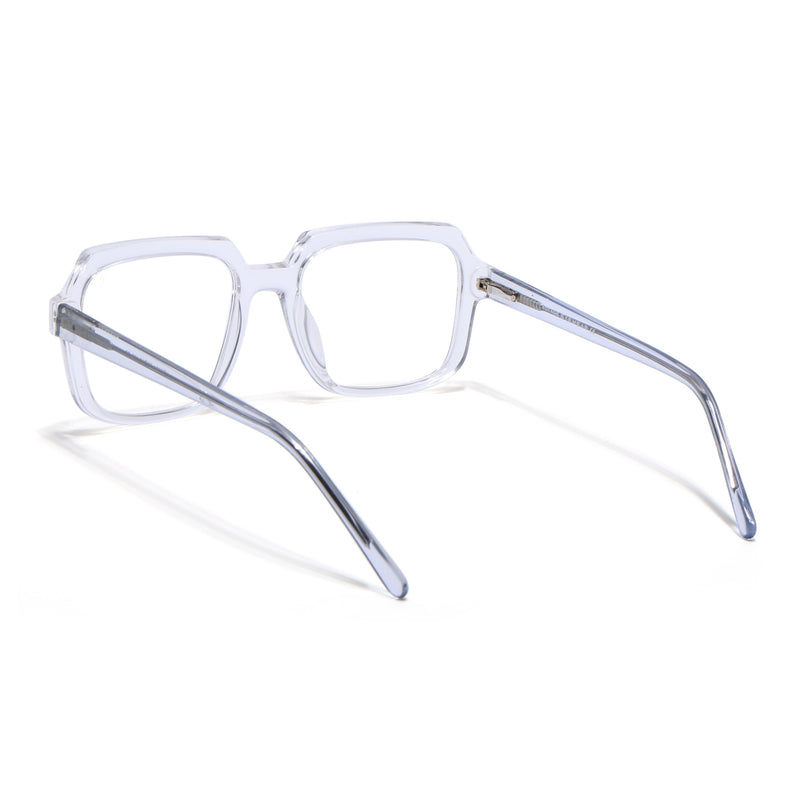 Voyage Transparent Square Eyeglasses for Men & Women - MG4903-C3