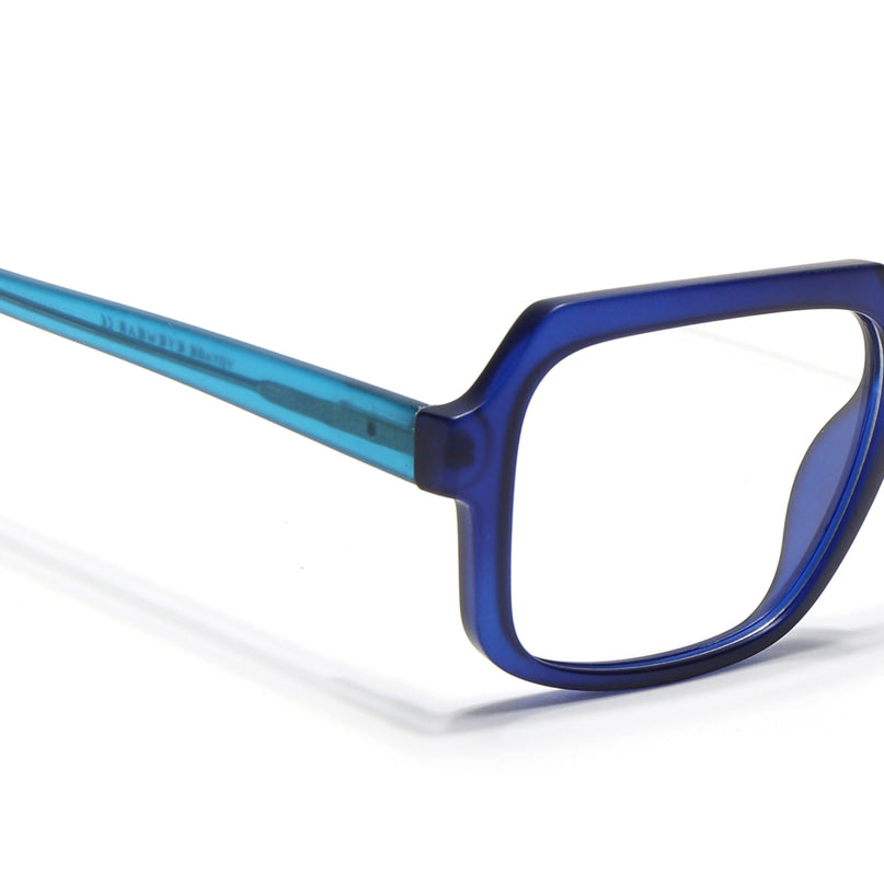 Voyage Navy Blue Square Eyeglasses for Men & Women - MG4905-C5
