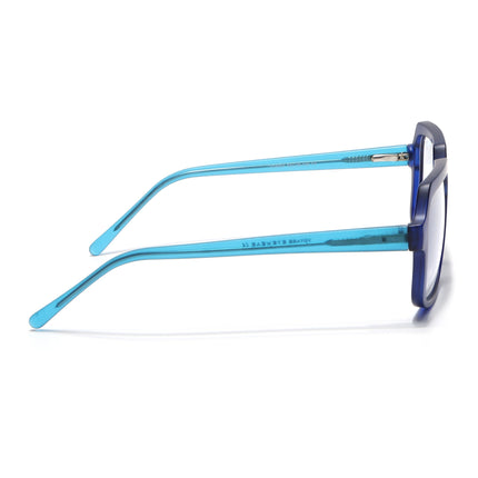 Voyage Navy Blue Square Eyeglasses for Men & Women - MG4905-C5