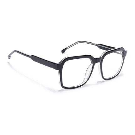 Voyage Shine Black Square Eyeglasses for Men & Women - MG4911-C1