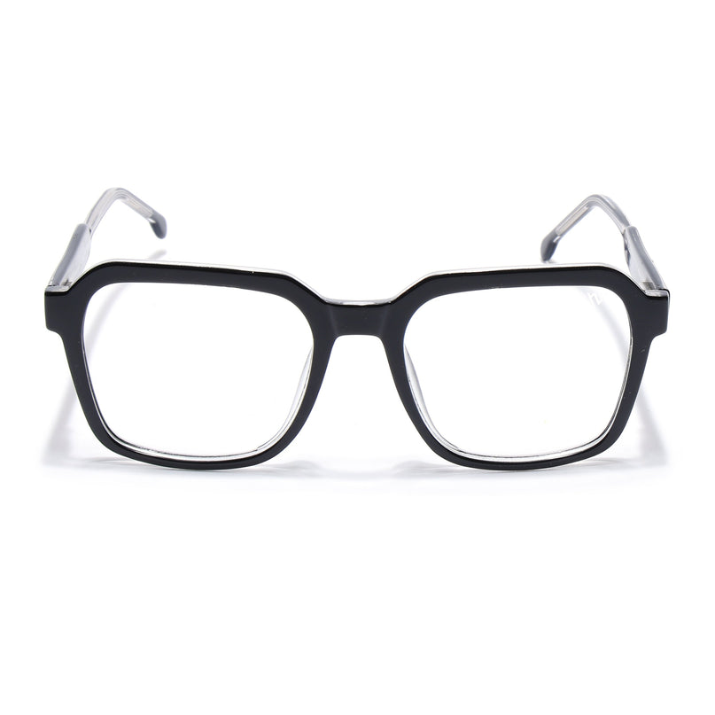 Voyage Shine Black Square Eyeglasses for Men & Women - MG4911-C1