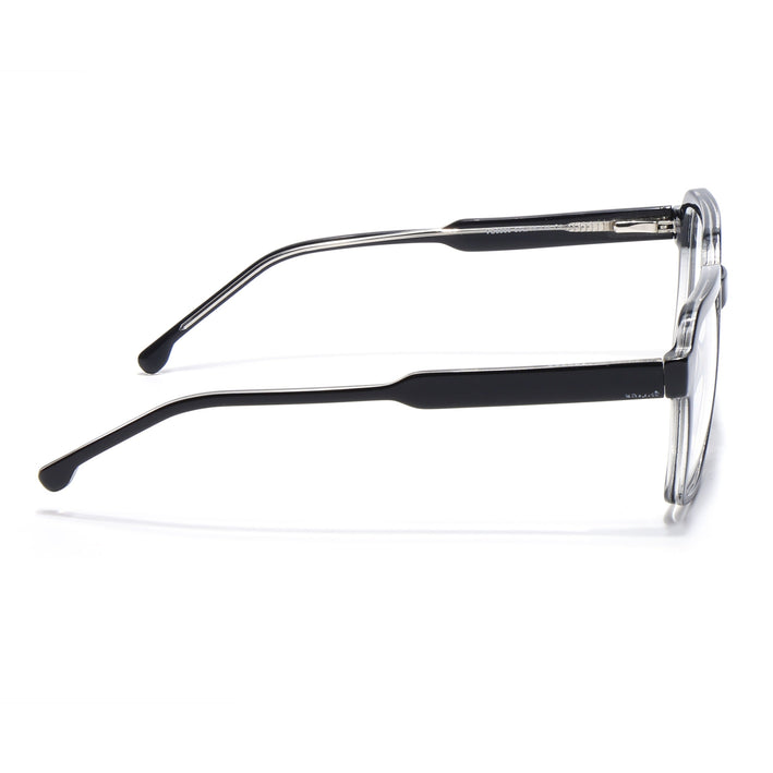 Voyage Shine Black Square Eyeglasses for Men & Women - MG4911-C1