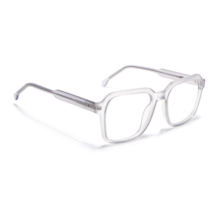 Voyage Transparent Grey Square Eyeglasses for Men & Women - MG4912-C2