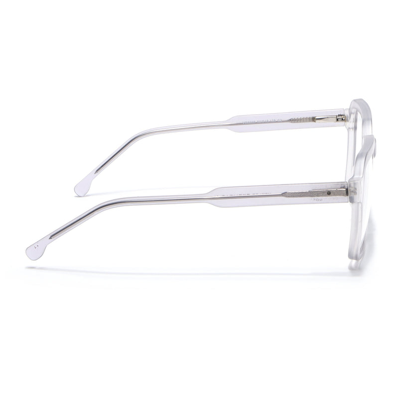 Voyage Transparent Grey Square Eyeglasses for Men & Women - MG4912-C2