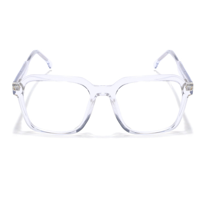 Voyage Transparent Square Eyeglasses for Men & Women - MG4913-C3