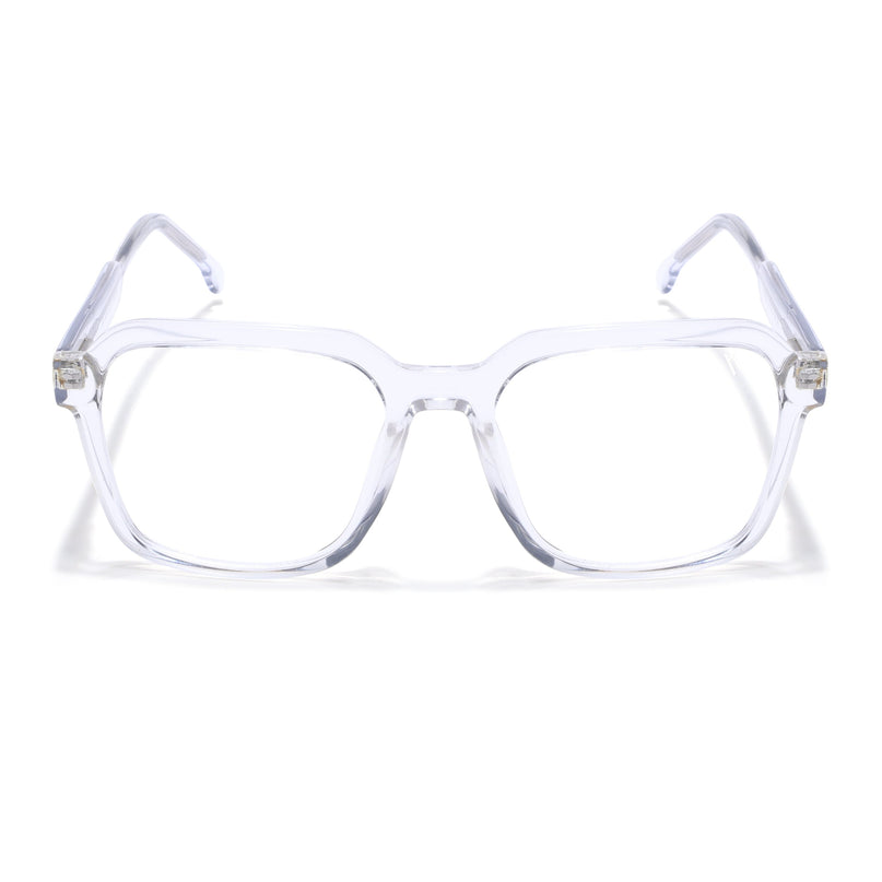 Voyage Transparent Square Eyeglasses for Men & Women - MG4913-C3