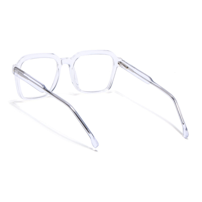 Voyage Transparent Square Eyeglasses for Men & Women - MG4913-C3