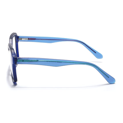 Voyage Navy Blue Square Eyeglasses for Men & Women - MG4925-C5