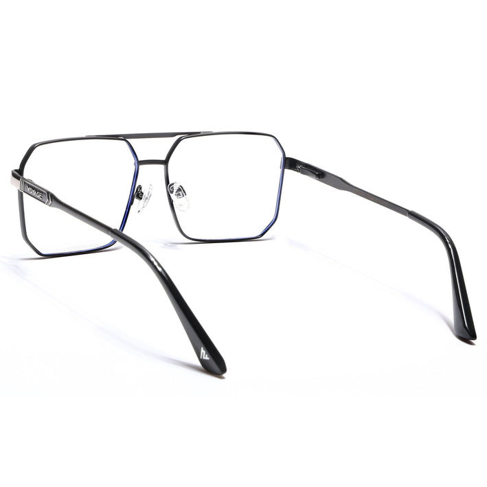 Voyage Exclusive Black & Grey Wayfarer Eyeglasses for Men & Women - MG5318-C2