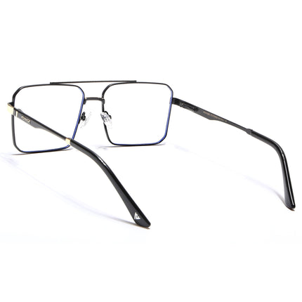 Voyage Exclusive Black & Golden Wayfarer Eyeglasses for Men & Women - MG5326-C1