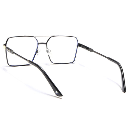 Voyage Exclusive Black & Golden Wayfarer Eyeglasses for Men & Women - MG5329-C1