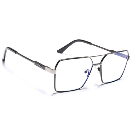 Voyage Exclusive Black & Grey Wayfarer Eyeglasses for Men & Women - MG5330-C2