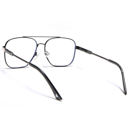 Voyage Exclusive Black & Grey Wayfarer Eyeglasses for Men & Women - MG5333-C2