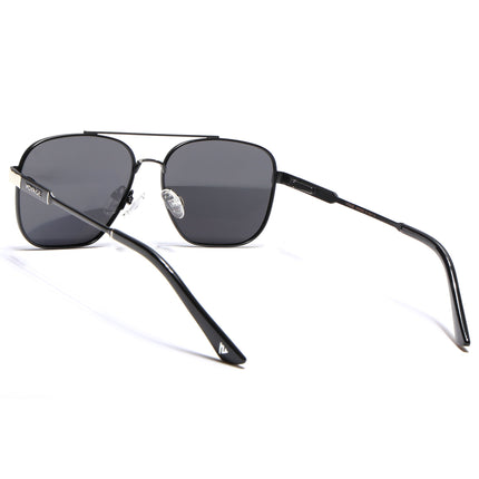 Wayfarer Polarized Sunglasses (Black Lens | Black & Silver Frame - PMG5316)