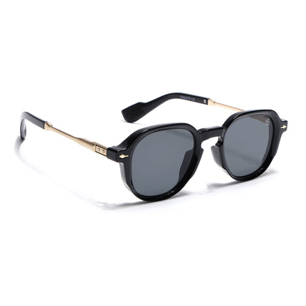 Eyejack Black Wayfarer Sunglasses for Men & Women (W6068CL2216)