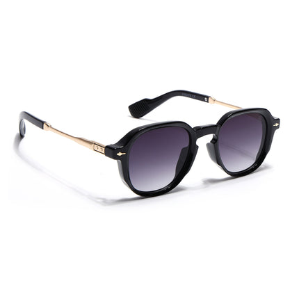 Eyejack Black Wayfarer Sunglasses for Men & Women (W6068CL2217)
