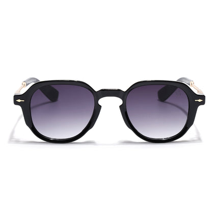 Eyejack Black Wayfarer Sunglasses for Men & Women (W6068CL2217)