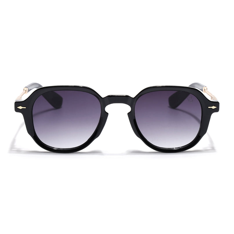 Eyejack Black Wayfarer Sunglasses for Men & Women (W6068CL2217)