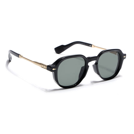 Eyejack Black Wayfarer Sunglasses for Men & Women (W6068CL2218)
