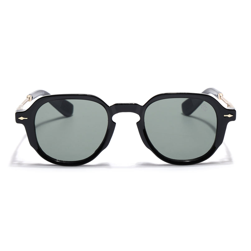 Eyejack Black Wayfarer Sunglasses for Men & Women (W6068CL2218)