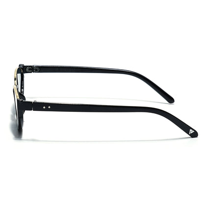 Cateye Sunglasses Grey Lens | Black & Golden Frame - MG7754