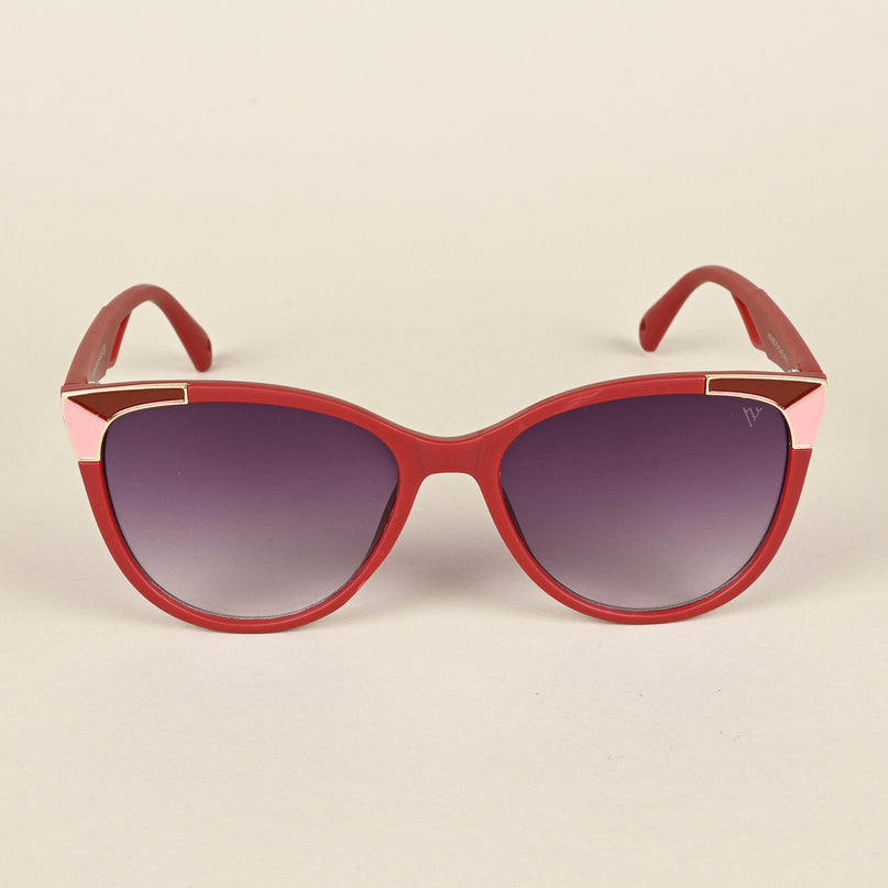 Starlet | Purple & Clear Cateye Sunglasses - MG4226