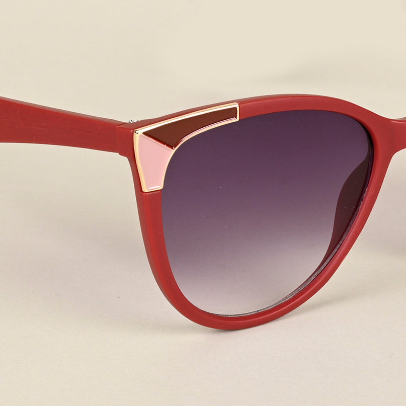 Starlet | Purple & Clear Cateye Sunglasses - MG4226