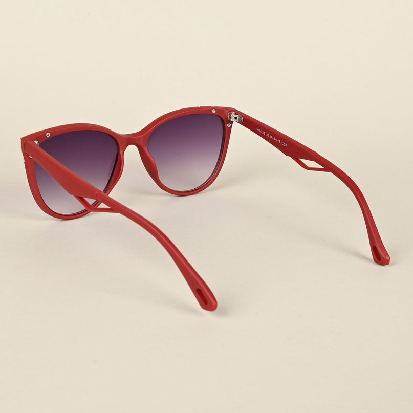 Starlet | Purple & Clear Cateye Sunglasses - MG4226