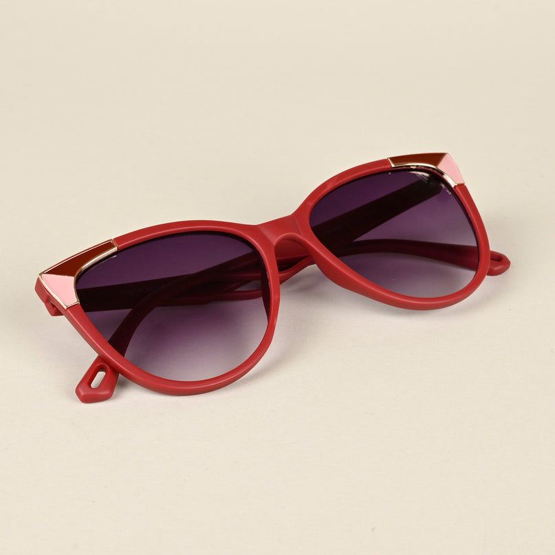 Starlet | Purple & Clear Cateye Sunglasses - MG4226