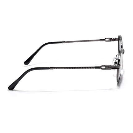 Eyejack Grey Rectangle Polarized Sunglasses for Men & Women (WH4149PCL2232)